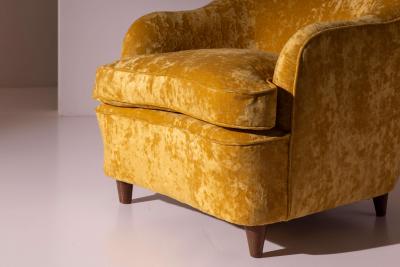 Gio Ponti Pair of Gio Ponti Armchairs from Hotel Bristol Merano Casa e Giardino 1954