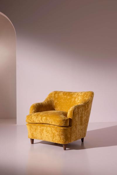 Gio Ponti Pair of Gio Ponti Armchairs from Hotel Bristol Merano Casa e Giardino 1954