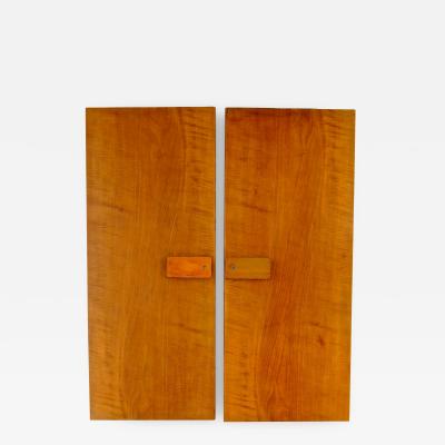 Gio Ponti Pair of Gio Ponti Wardrobe Doors from the Hotel Royal Naples 1955