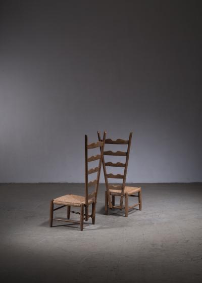 Gio Ponti Pair of Gio Ponti fireside chairs