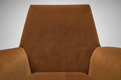 Gio Ponti Pair of Italian Armchairs in the manner of Gigi Radice Italy ca 1960s