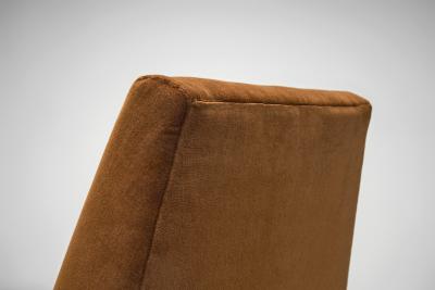 Gio Ponti Pair of Italian Armchairs in the manner of Gigi Radice Italy ca 1960s