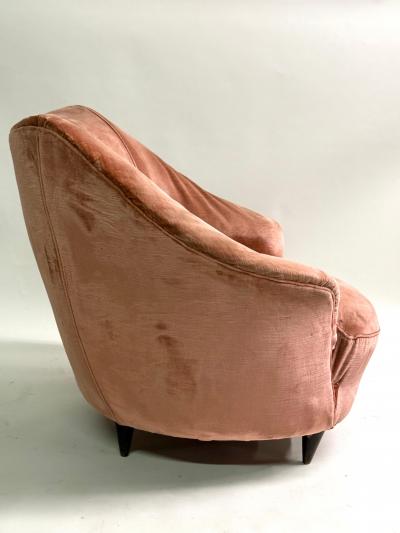 Gio Ponti Pair of Italian Organic Modern Lounge Chairs by Gio Ponti for Casa e Giardino