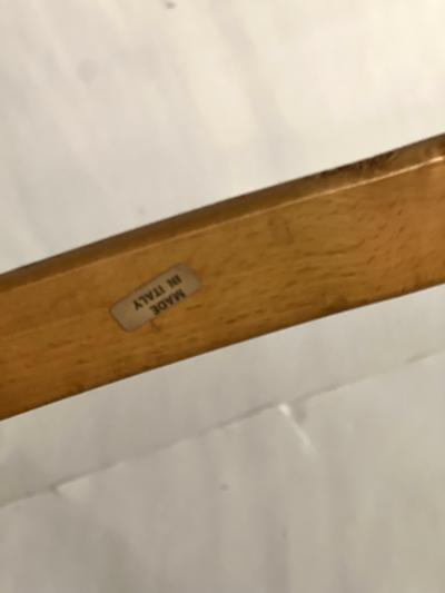 Gio Ponti Pair of Laddrback Chairs after Gio Ponti