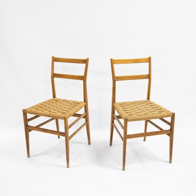 Gio Ponti Pair of Leggera Chairs