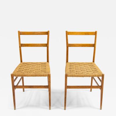 Gio Ponti Pair of Leggera Chairs