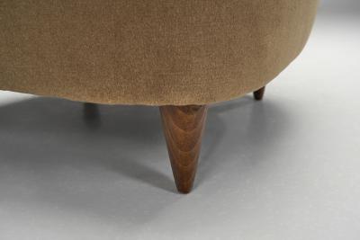 Gio Ponti Pair of Lounge Chairs in the manner of Gio Ponti Italy Mid 20th Century