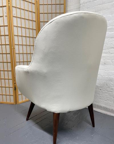 Gio Ponti Pair of Mid Century Modern Italian Style Lounge Chairs