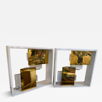 Gio Ponti Pair of Quadro di Luce Table Lamps by Gio Ponti for Pollice Italy 1960s