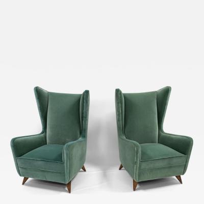 Gio Ponti Pair of armchairs by Gio Ponti