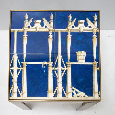 Gio Ponti Pair of ceramic side tables