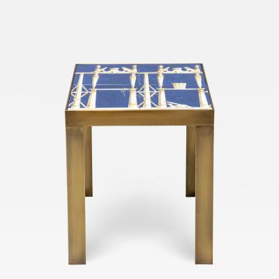 Gio Ponti Pair of ceramic side tables