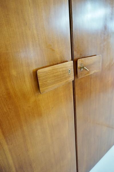 Gio Ponti Pair of large Gio Ponti olm Wardrobe Doors from the Hotel Royal Naples 1955