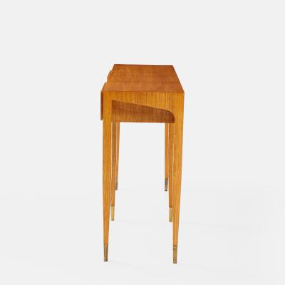 Gio Ponti Rare Ash Wood Console by Gio Ponti for Giordano Chiesa