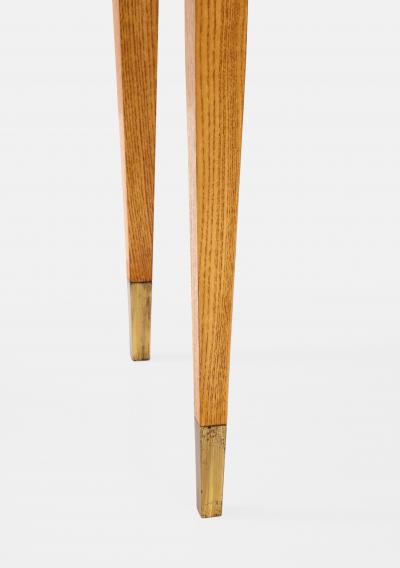 Gio Ponti Rare Ash Wood Console by Gio Ponti for Giordano Chiesa