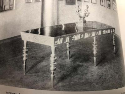 Gio Ponti Rare Italian Modern Neoclassical Gilt Bronze Coffee Table Attr to Gio Ponti