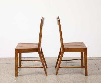 Gio Ponti Rare Livia Variant Side Chairs by Gio Ponti