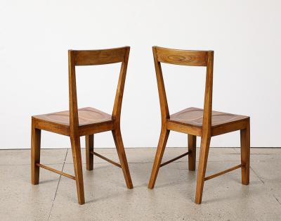 Gio Ponti Rare Livia Variant Side Chairs by Gio Ponti