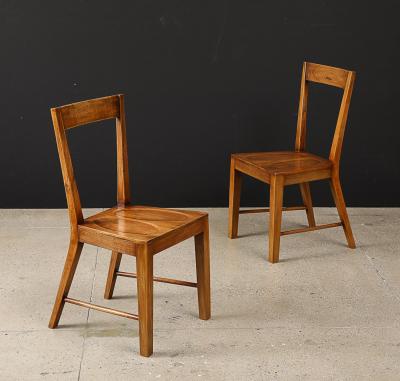 Gio Ponti Rare Livia Variant Side Chairs by Gio Ponti