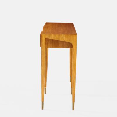 Gio Ponti Rare Pair of Ash Wood Consoles by Gio Ponti for Giordano Chiesa