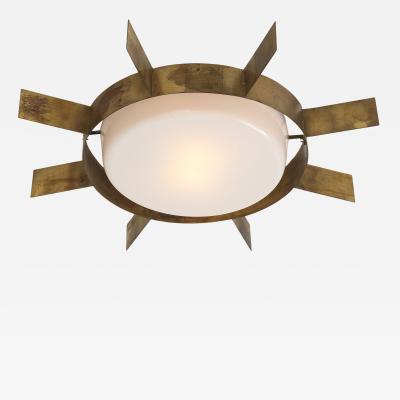 Gio Ponti Rare Sole Flush Mount Ceiling Light by Gio Ponti for Arredoluce