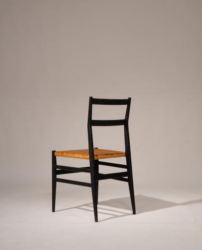 Gio Ponti Set of 2 Gio Ponti Superleggera Chairs for Cassina Italy 1957