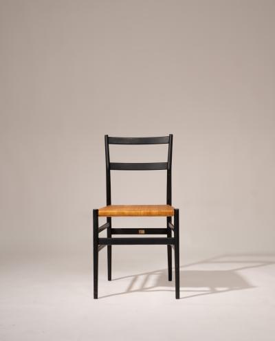 Gio Ponti Set of 2 Gio Ponti Superleggera Chairs for Cassina Italy 1957