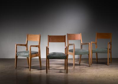 Gio Ponti Set of 4 Gio Ponti dining chairs