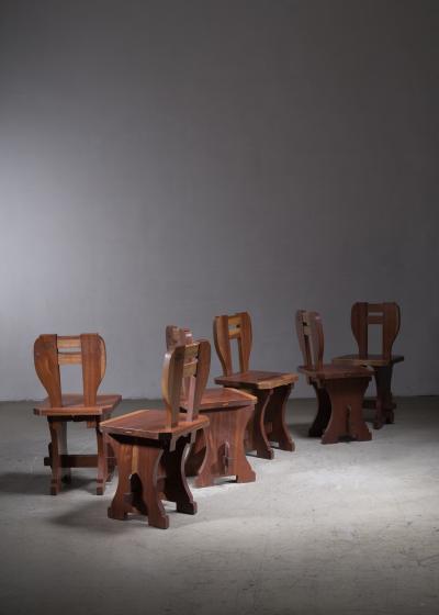 Gio Ponti Set of 6 Gio Ponti dining chairs