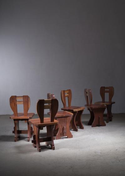 Gio Ponti Set of 6 Gio Ponti dining chairs
