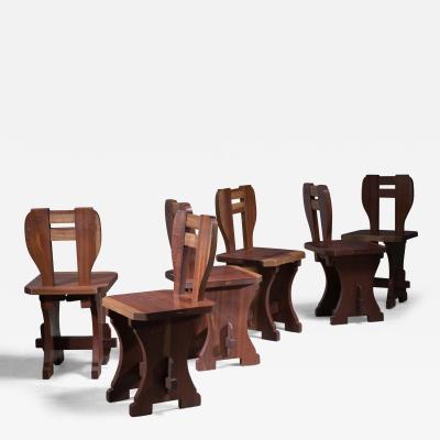 Gio Ponti Set of 6 Gio Ponti dining chairs