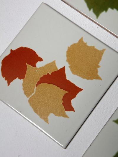 Gio Ponti Set of Eight Ceramic Tiles by Gio Ponti for Ceramiche dAgostino