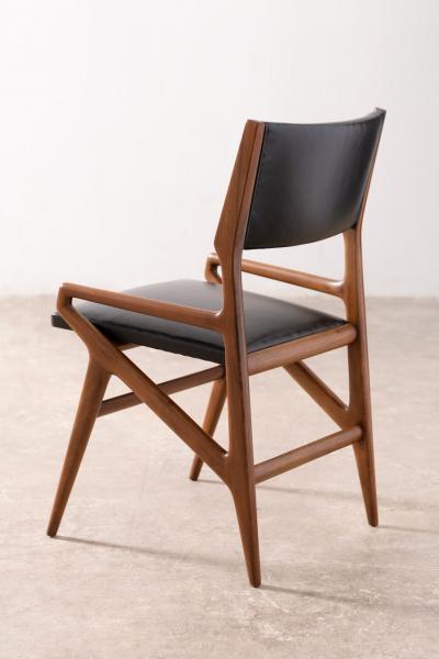 Gio Ponti Set of Four Chairs model 211 by Gio Ponti for Singer Sons