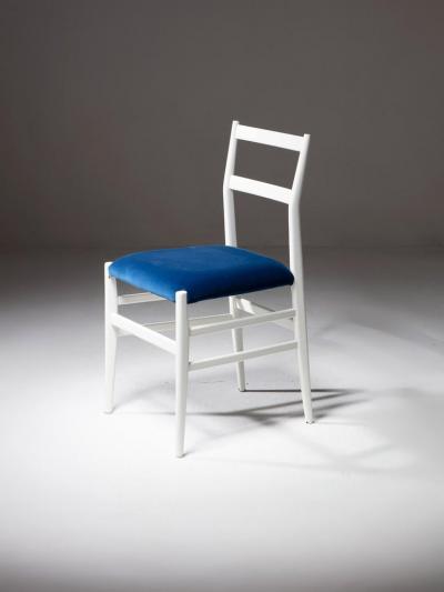 Gio Ponti Set of Four Leggera Chairs by Gio Ponti for Cassina