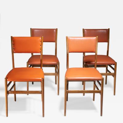 Gio Ponti Set of Four Leggera Chairs by Gio Ponti for Cassina