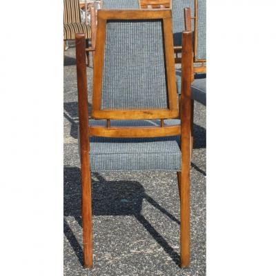 Gio Ponti Set of Four Mid Century Modern Italian Dining Chairs 55