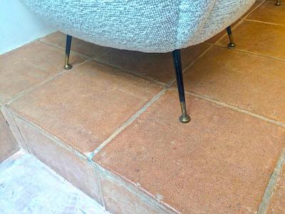 Gio Ponti Set of One Couch and Two Chairs attributed to Gio Ponti