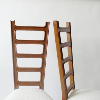 Gio Ponti Set of six dining chairs attributed to Gio Ponti Italy 1940s