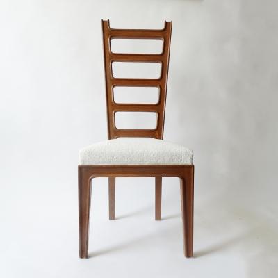 Gio Ponti Set of six dining chairs attributed to Gio Ponti Italy 1940s
