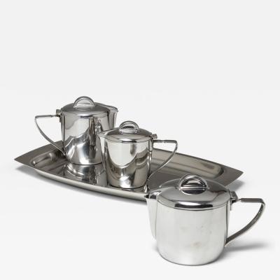 Gio Ponti Steel Set by Gio Ponti for Calderoni