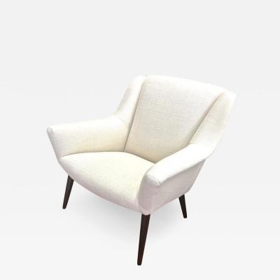 Gio Ponti Style of Gio Ponti Extremely Refined Design Pair of Armchairs