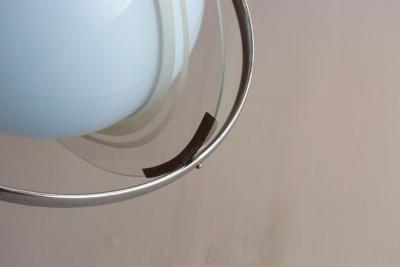 Gio Ponti Vintage Italian Blue Glass Saturn Pendant After Gio Ponti and Pietro Chiesa