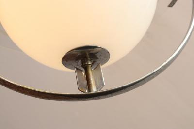 Gio Ponti Vintage Italian Blue Glass Saturn Pendant After Gio Ponti and Pietro Chiesa