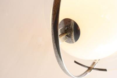 Gio Ponti Vintage Italian Blue Glass Saturn Pendant After Gio Ponti and Pietro Chiesa