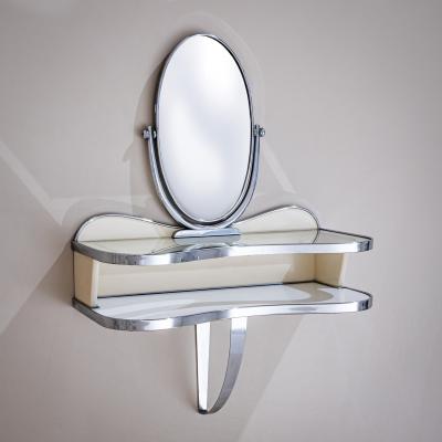 Gio Ponti Wall mounted Vanity Console with Mirror by Gio Ponti Italy 1930s