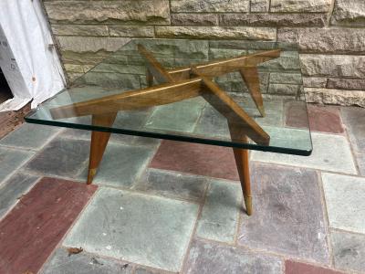 Gio Ponti Wonderful Vintage Gio Ponti style Coffee Table Mid Century Modern