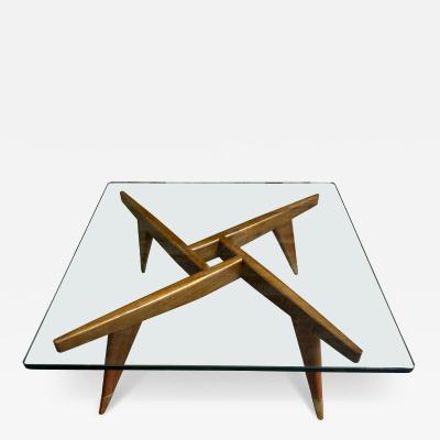 Gio Ponti Wonderful Vintage Gio Ponti style Coffee Table Mid Century Modern