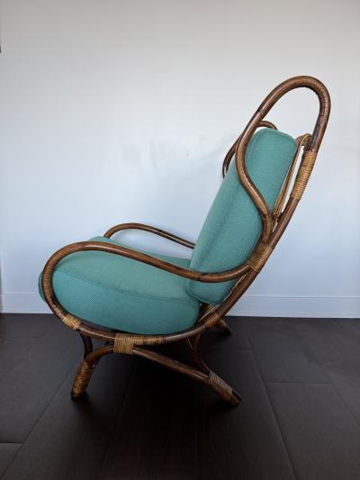 Gio Ponti a pair of BP 16 Continuum armchairs by Gio Ponti