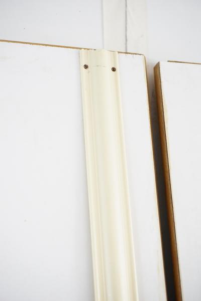 Gio Ponti pair of GIO PONTI laminate wall cupboard doors with mirrors Hotel PdP Rome 1964
