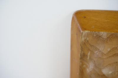 Gio Ponti pair of large Gio Ponti cherrywood boiserie panels from Hotel Royal Naples 1955